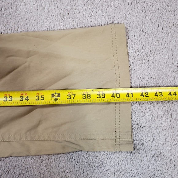 Prana Halle Hiking Pants Women's 6 Tan Low Rise Straight Stretch Roll Up Hem - Picture 11 of 13